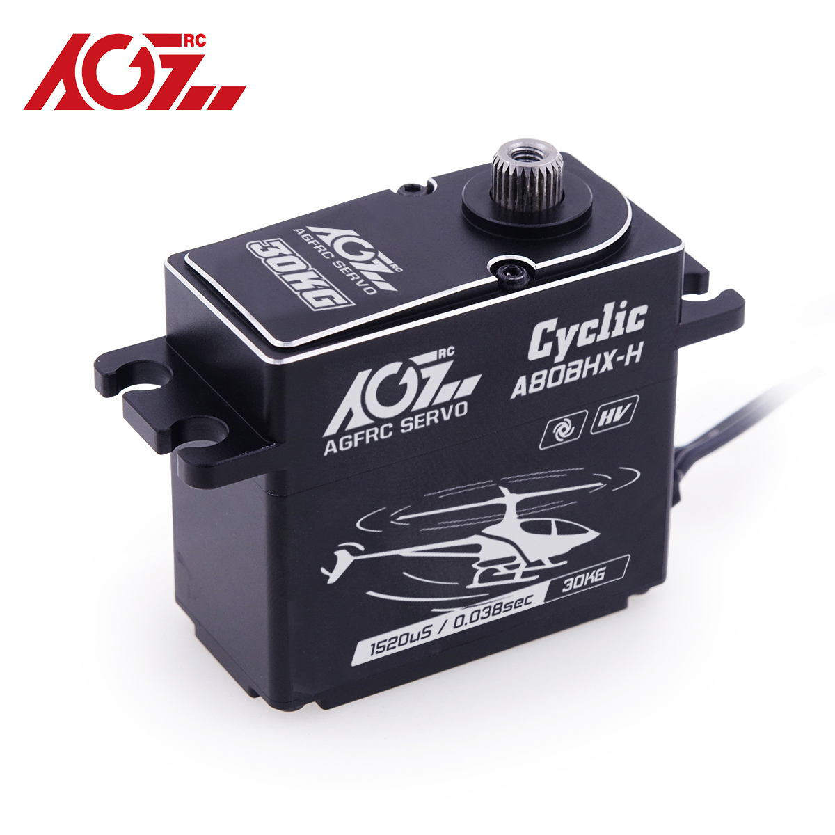 6S Lipo Battery 22.2V 5000Mah - AGFRC A80BHX-H 25T custodia in alluminio