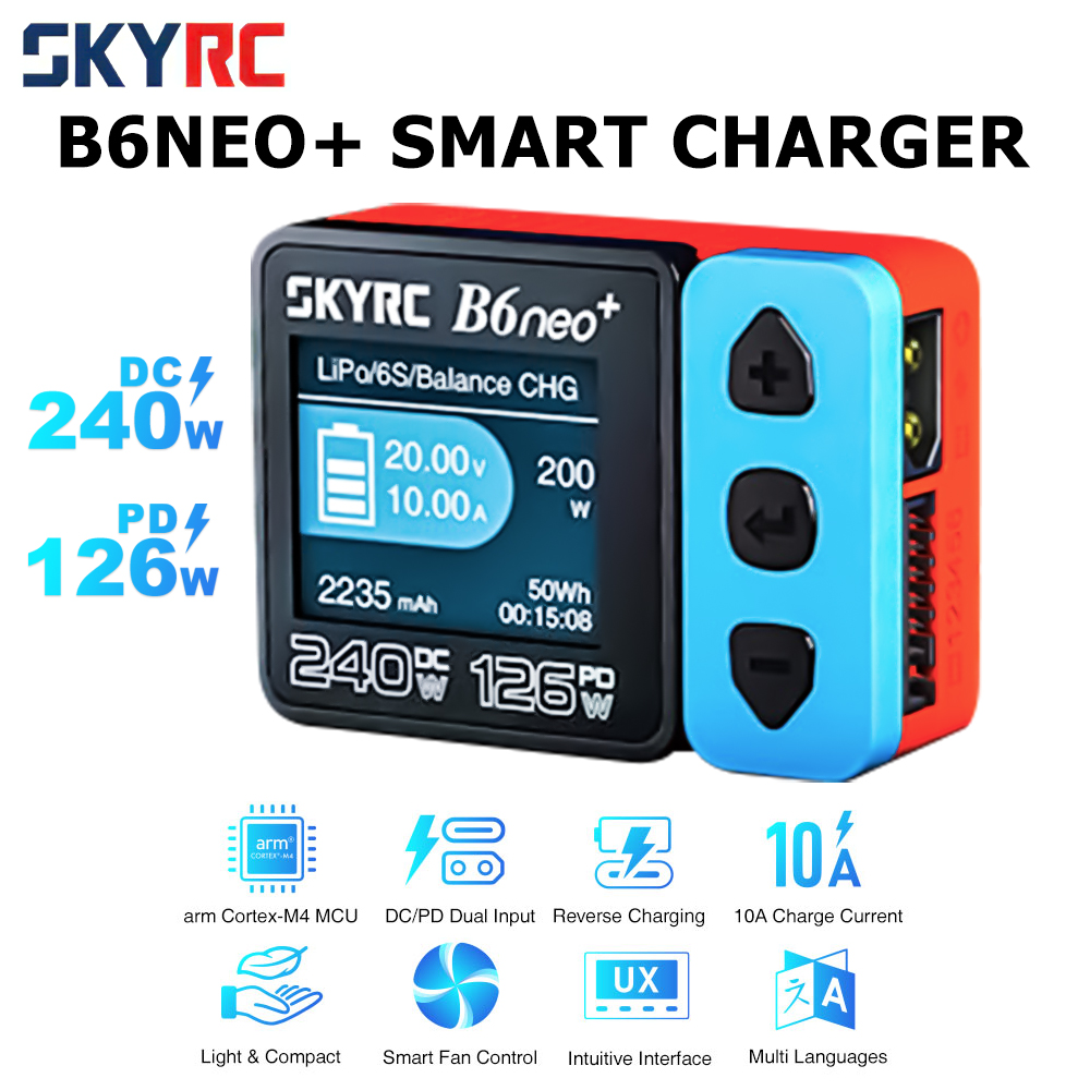 Caricabatterie SkyRC B6 neo Sm - Skyrc B6 Neo Smart Charger recensione e prezzo